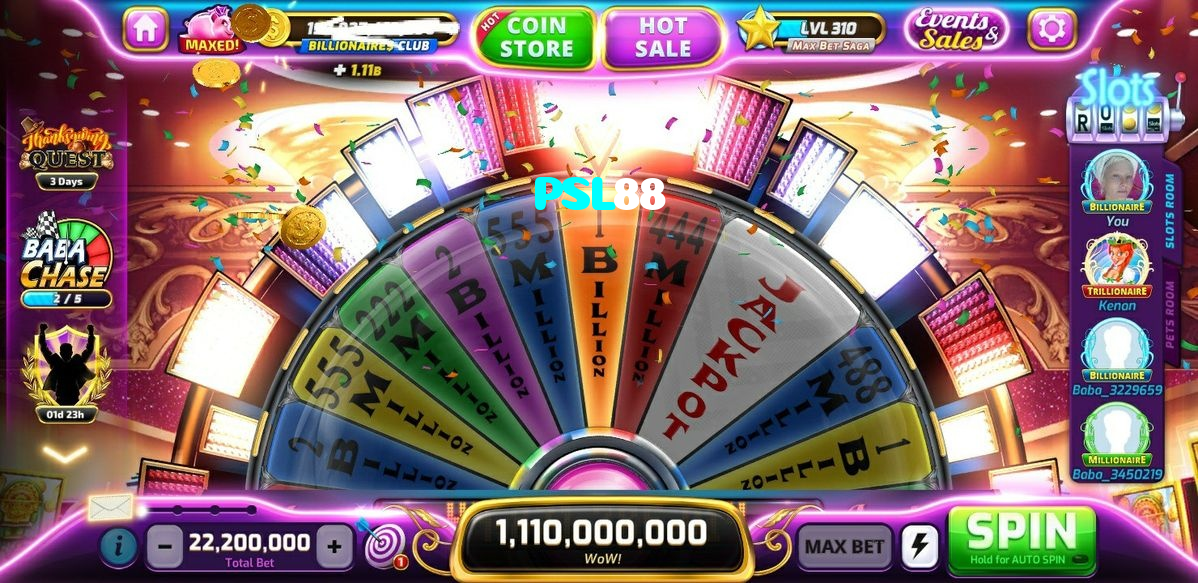 PSL88 casino presented on mobile device in Pakistan with slots and live games